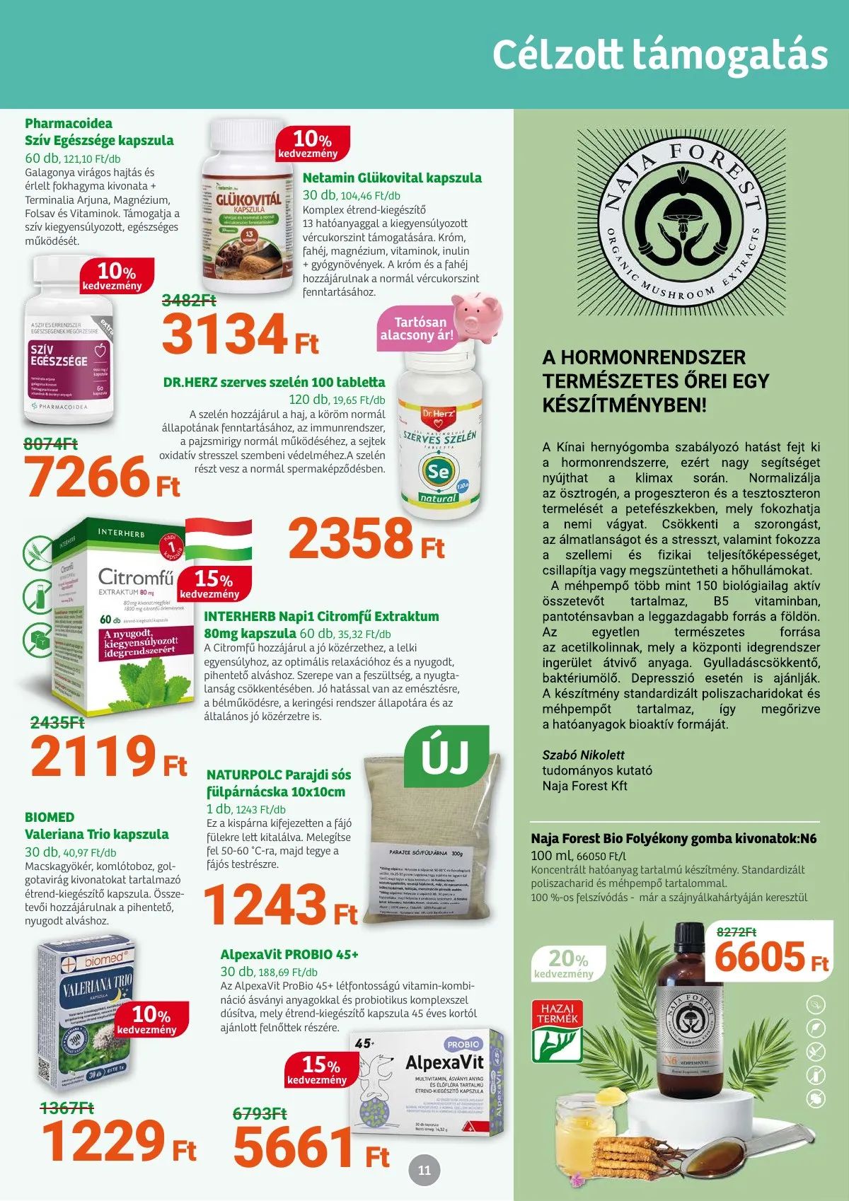 Herbahaz akciós újság 02.28–04.03 – 11. oldal