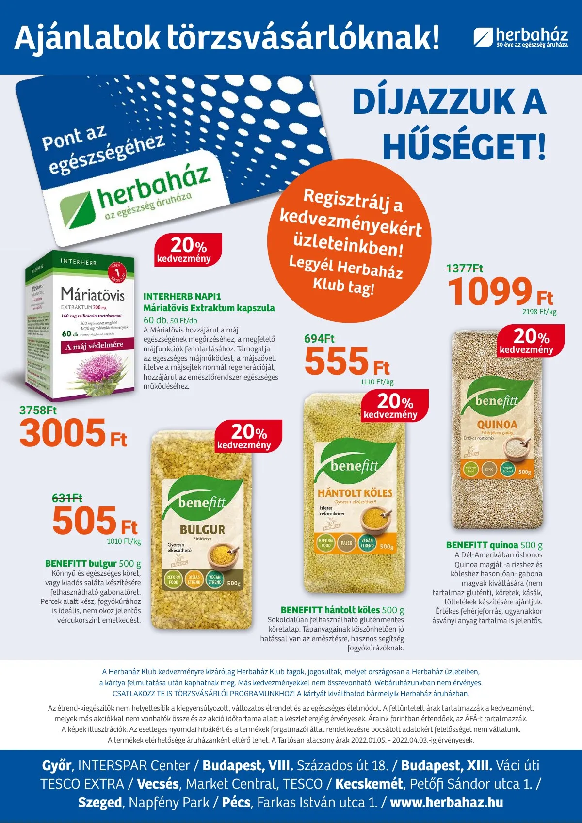 Herbahaz akciós újság 02.28–04.03 – 16. oldal