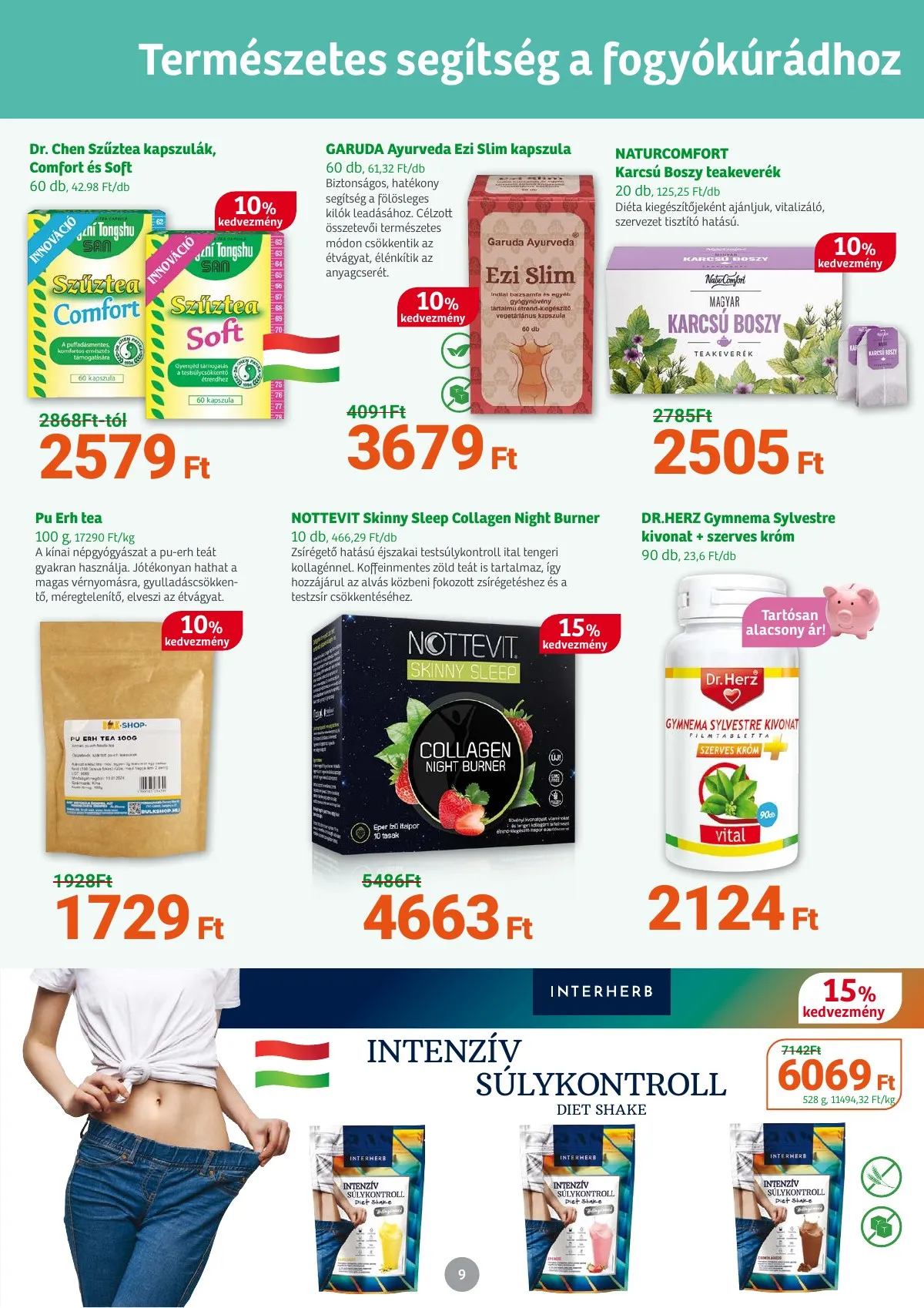 Herbahaz akciós újság 02.28–04.03 – 9. oldal