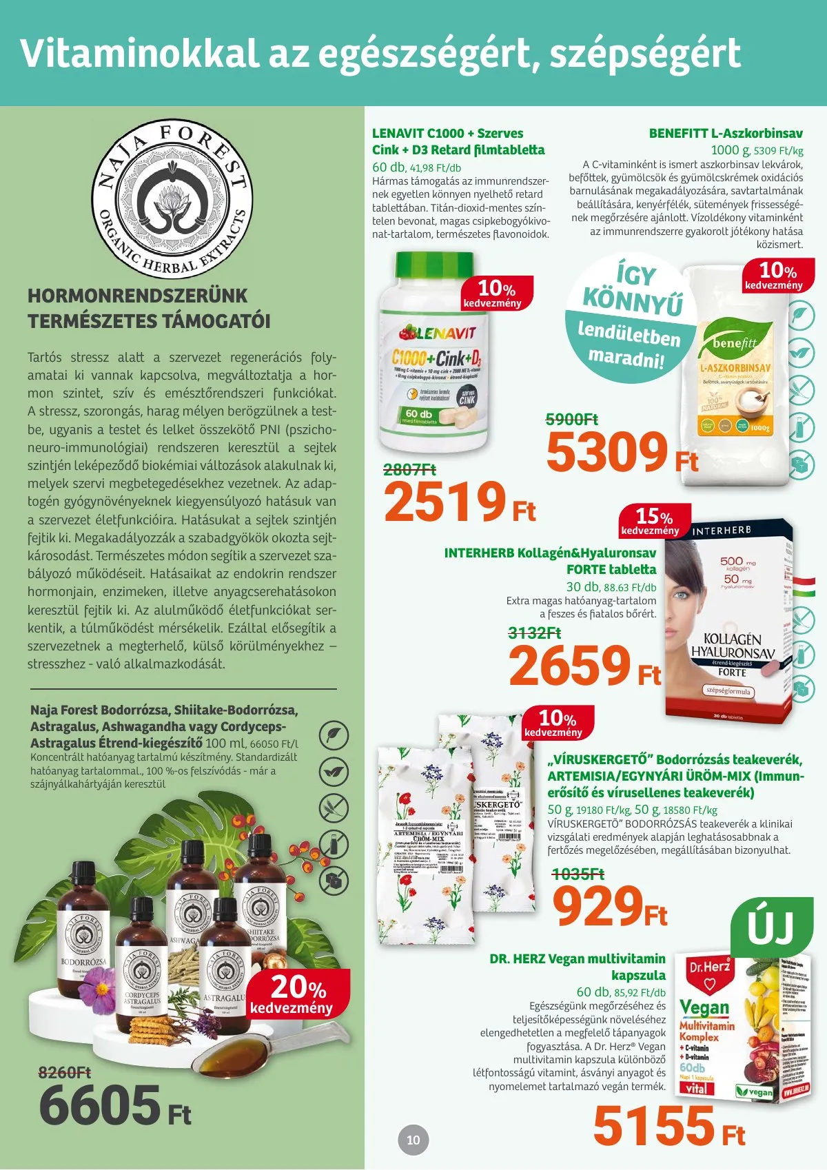 Herbahaz akciós újság 04.03–05.01 – 10. oldal