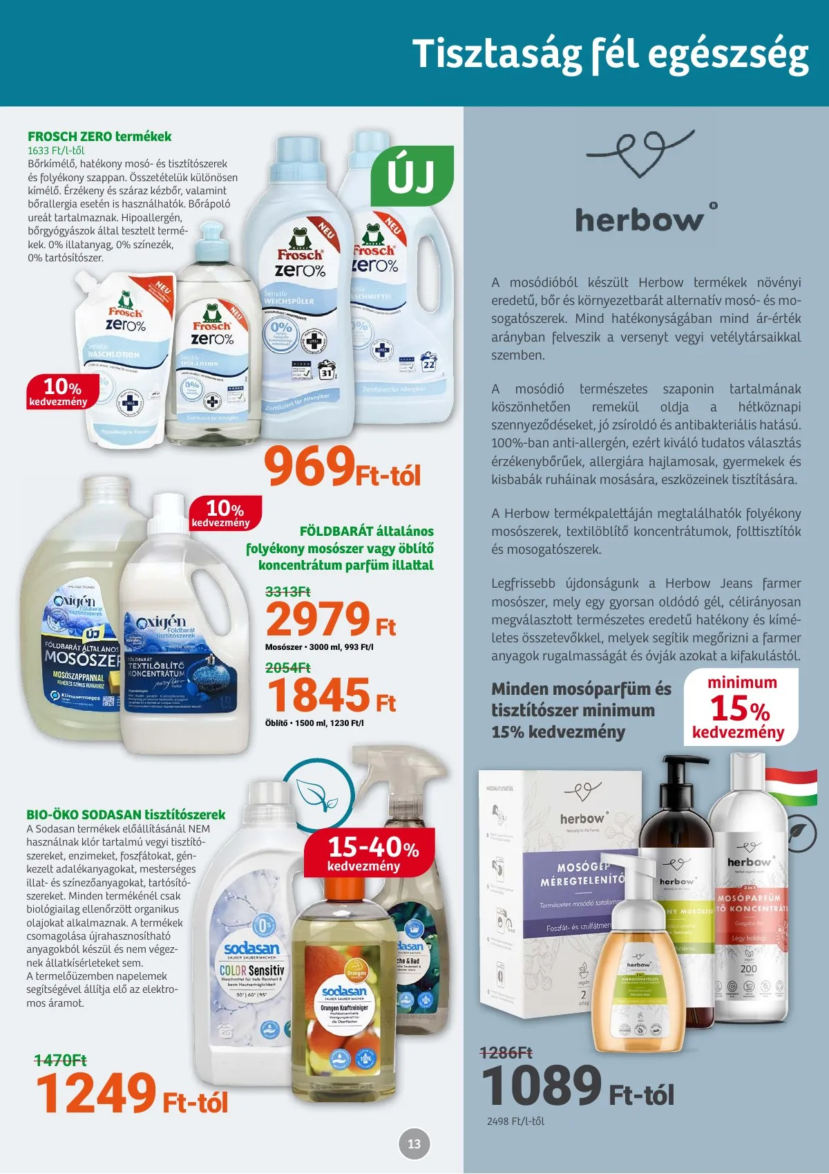 Herbahaz akciós újság 04.03–05.01 – 13. oldal