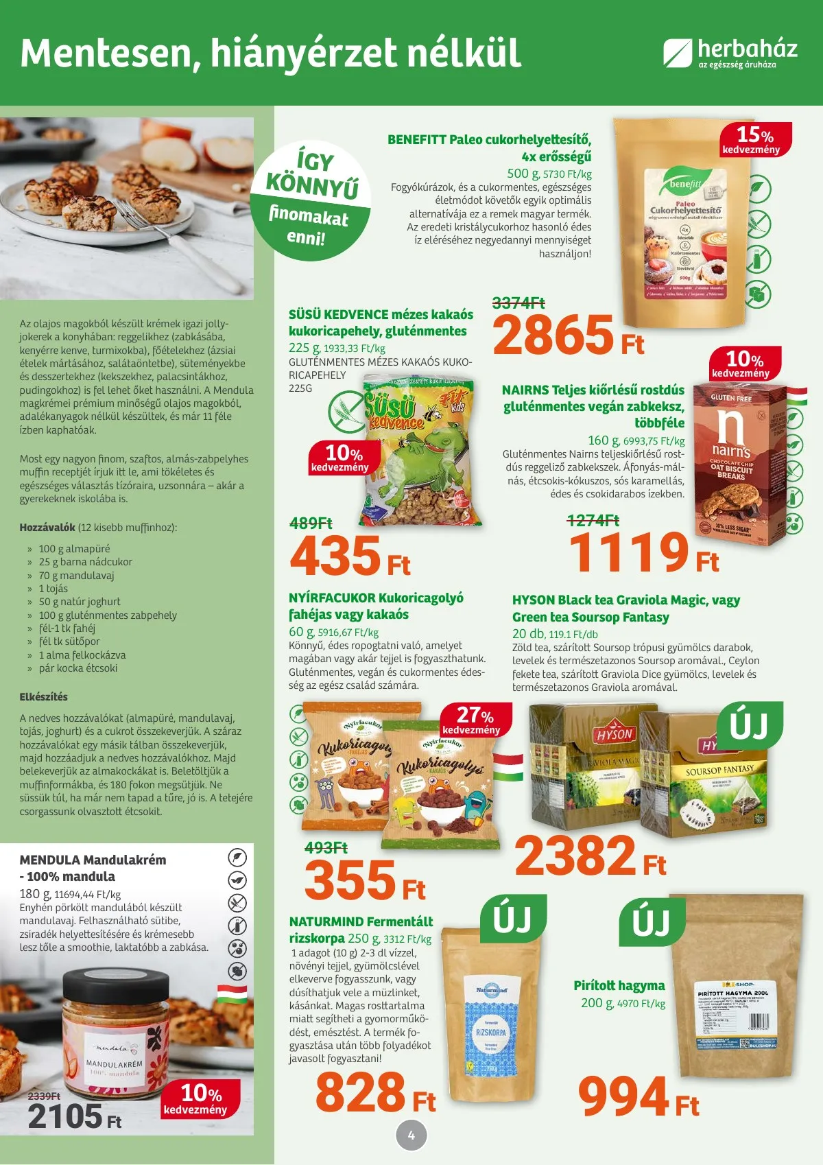 Herbahaz akciós újság 04.03–05.01 – 4. oldal