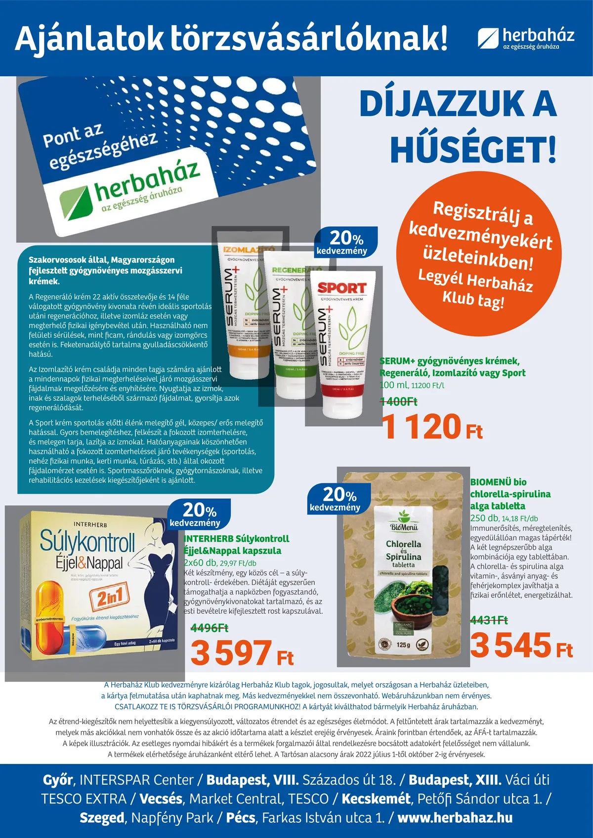 Herbahaz akciós újság 07.04–08.03 – 16. oldal