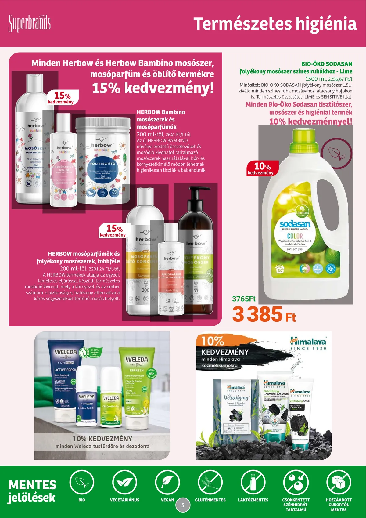 Herbahaz akciós újság 07.04–08.03 – 5. oldal