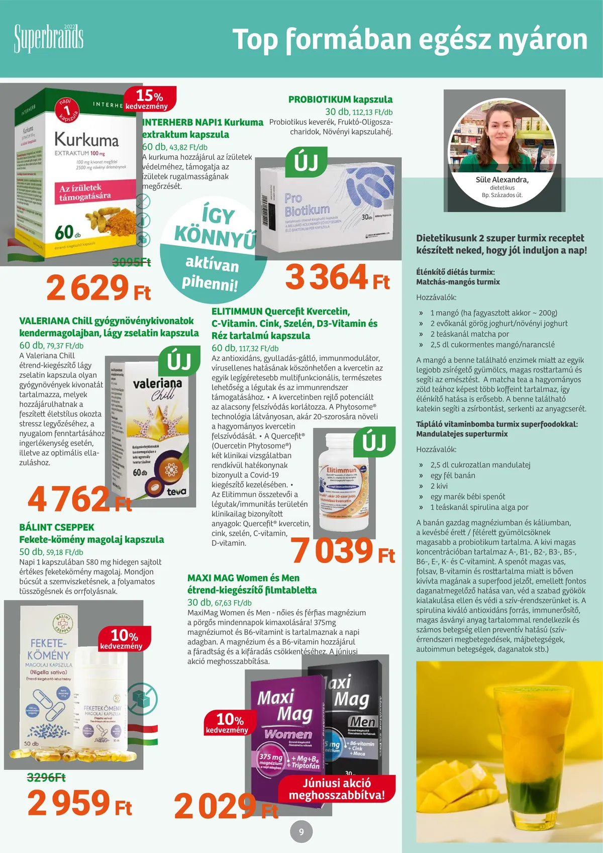 Herbahaz akciós újság 07.04–08.03 – 9. oldal