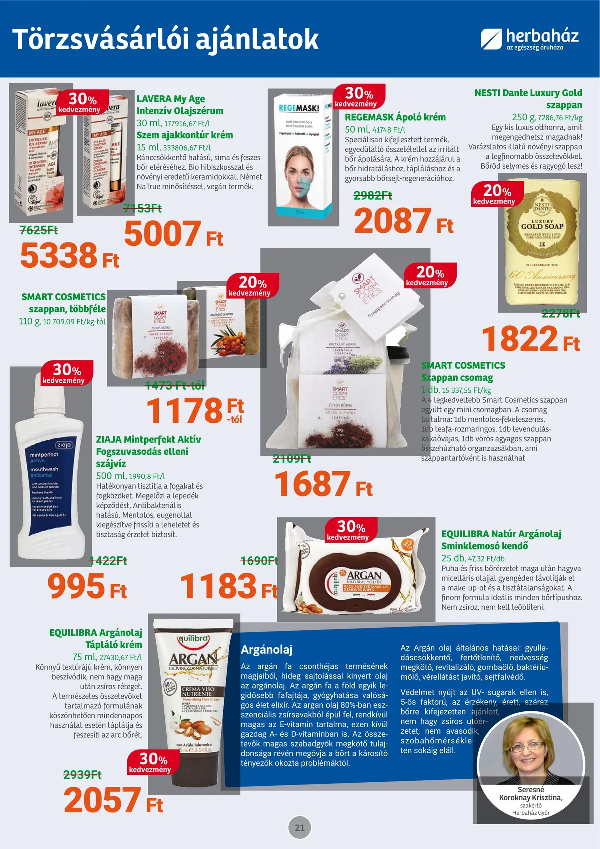 Herbahaz akciós újság 08.29–10.02 – 21. oldal