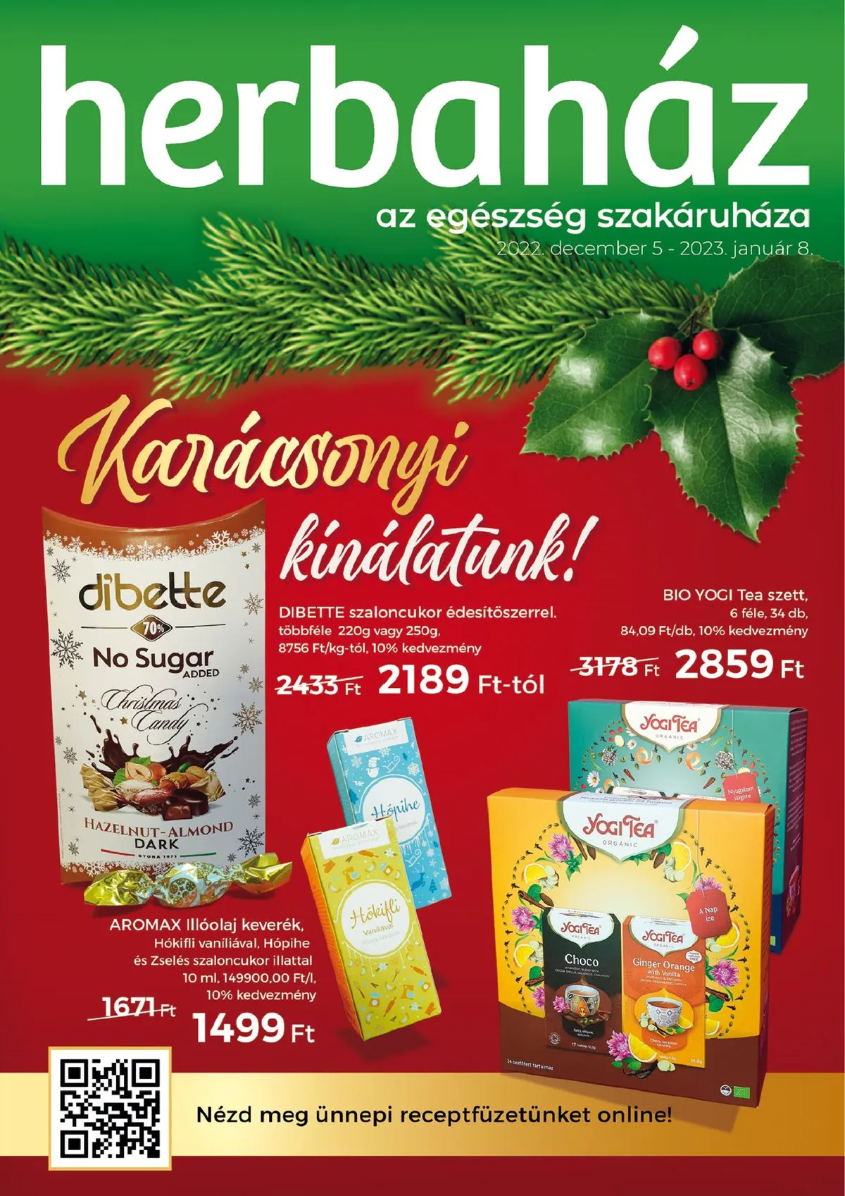 Herbahaz akciós újság 12.05–01.08