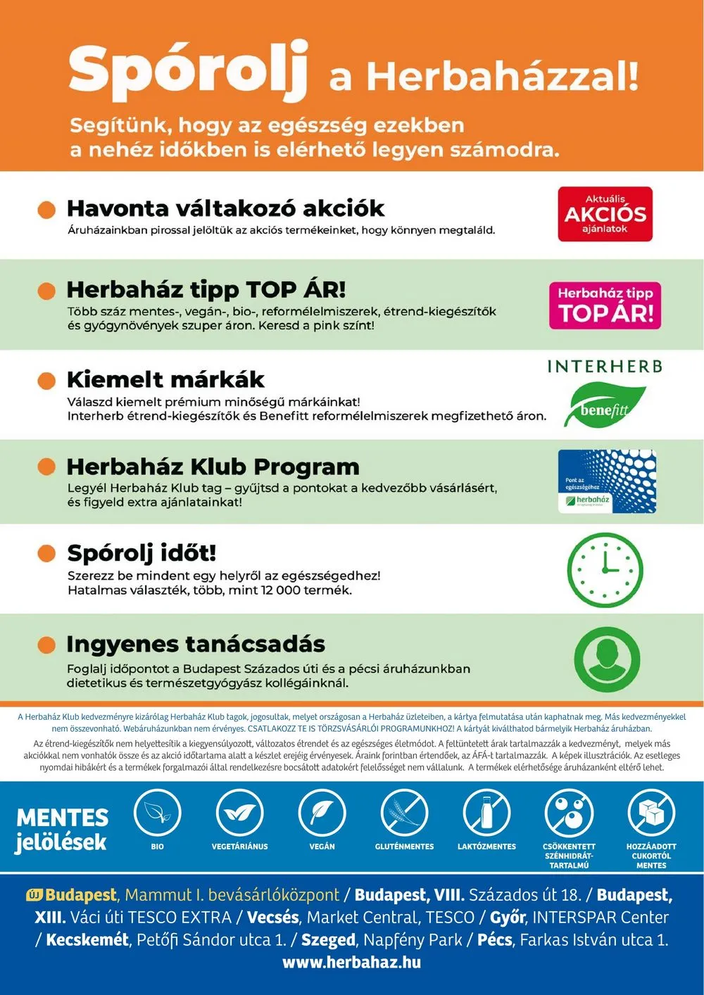 Herbahaz akciós újság 01.09–02.05 – 16. oldal