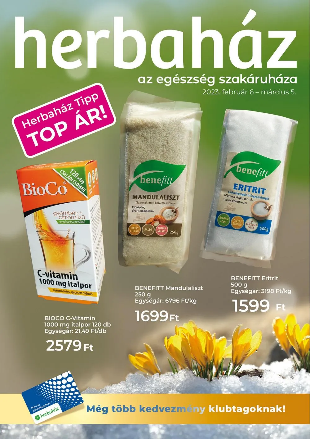 Herbahaz akciós újság 02.06–03.05