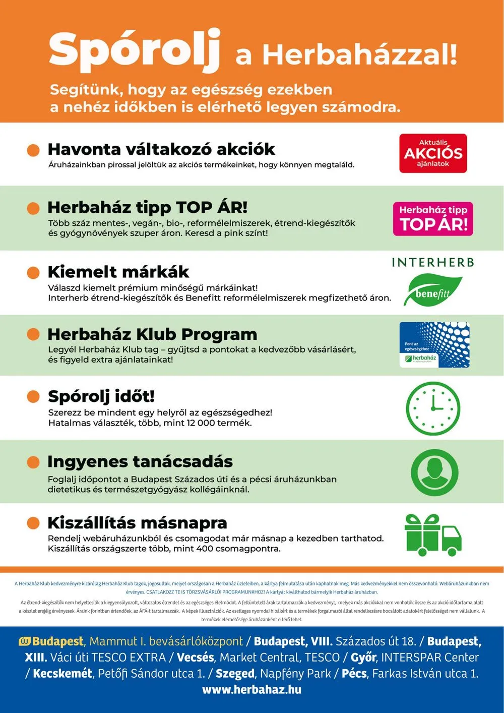 Herbahaz akciós újság 02.06–03.05 – 16. oldal