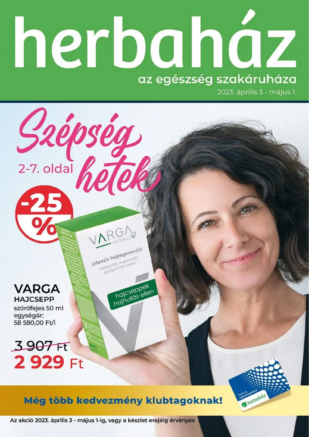 Herbahaz akciós újság 04.03–05.01