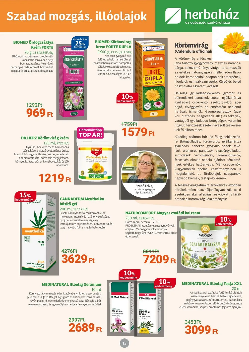 Herbahaz akciós újság 05.02–06.04 – 15. oldal
