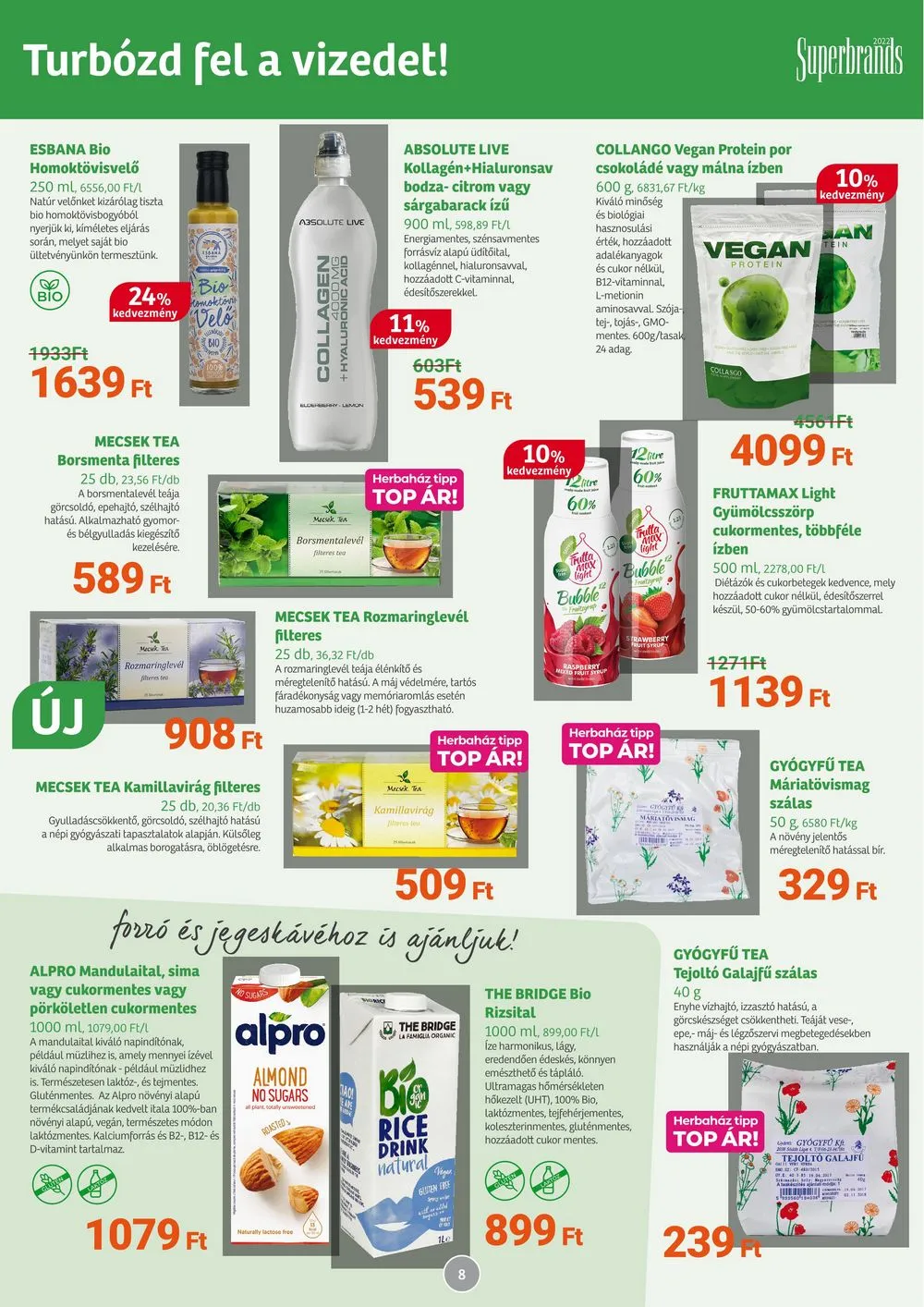 Herbahaz akciós újság 05.02–06.04 – 8. oldal