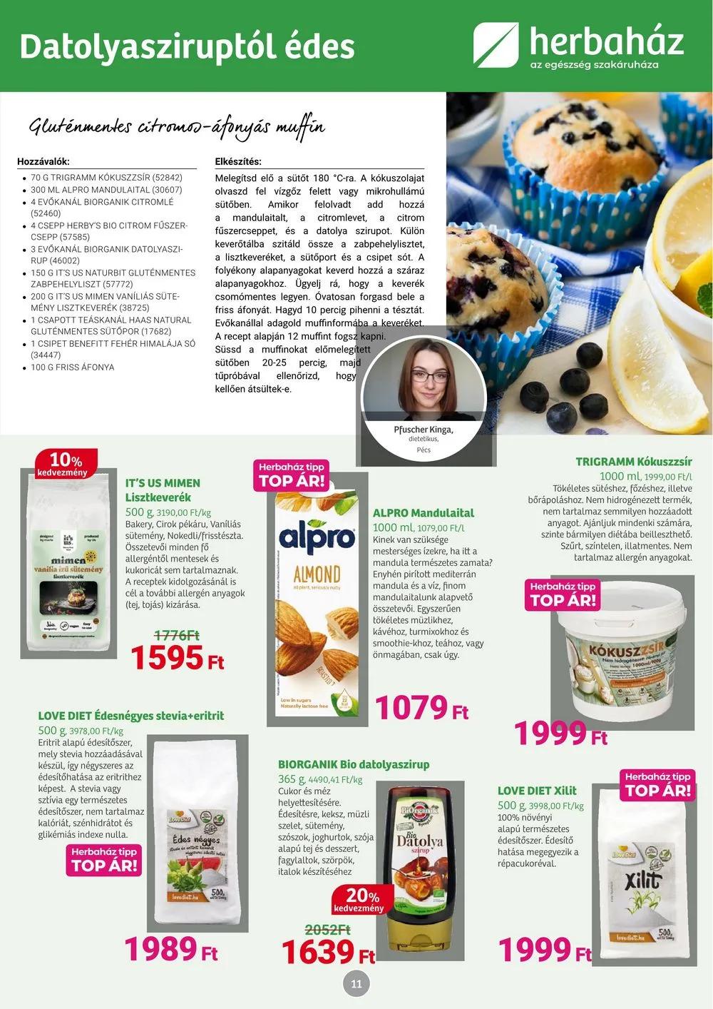 Herbahaz akciós újság 07.03–08.06 – 11. oldal