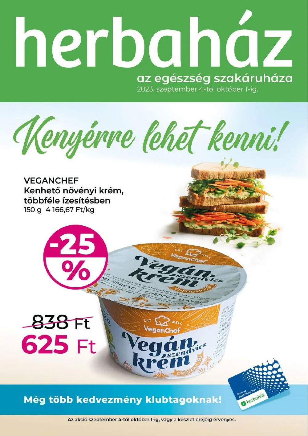 Herbahaz akciós újság 09.04–10.01