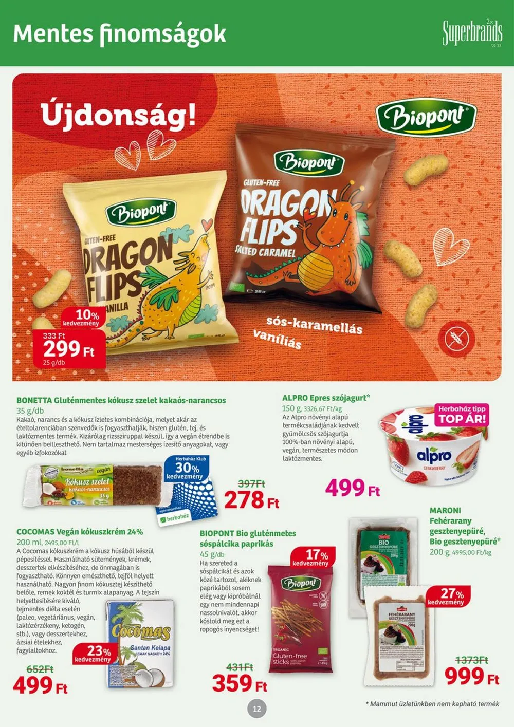 Herbahaz akciós újság 10.02–11.05 – 12. oldal