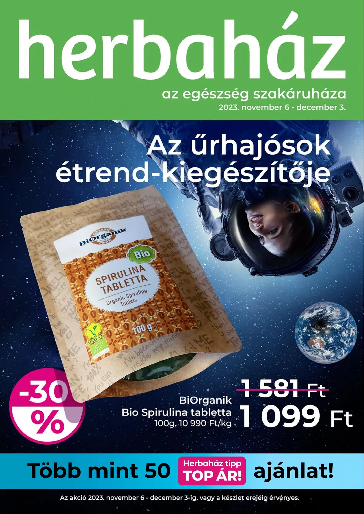 Herbahaz akciós újság 11.06–12.03