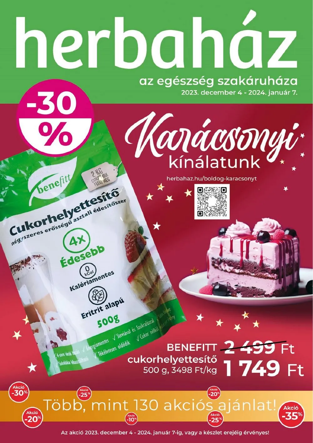 Herbahaz akciós újság 12.04–01.07