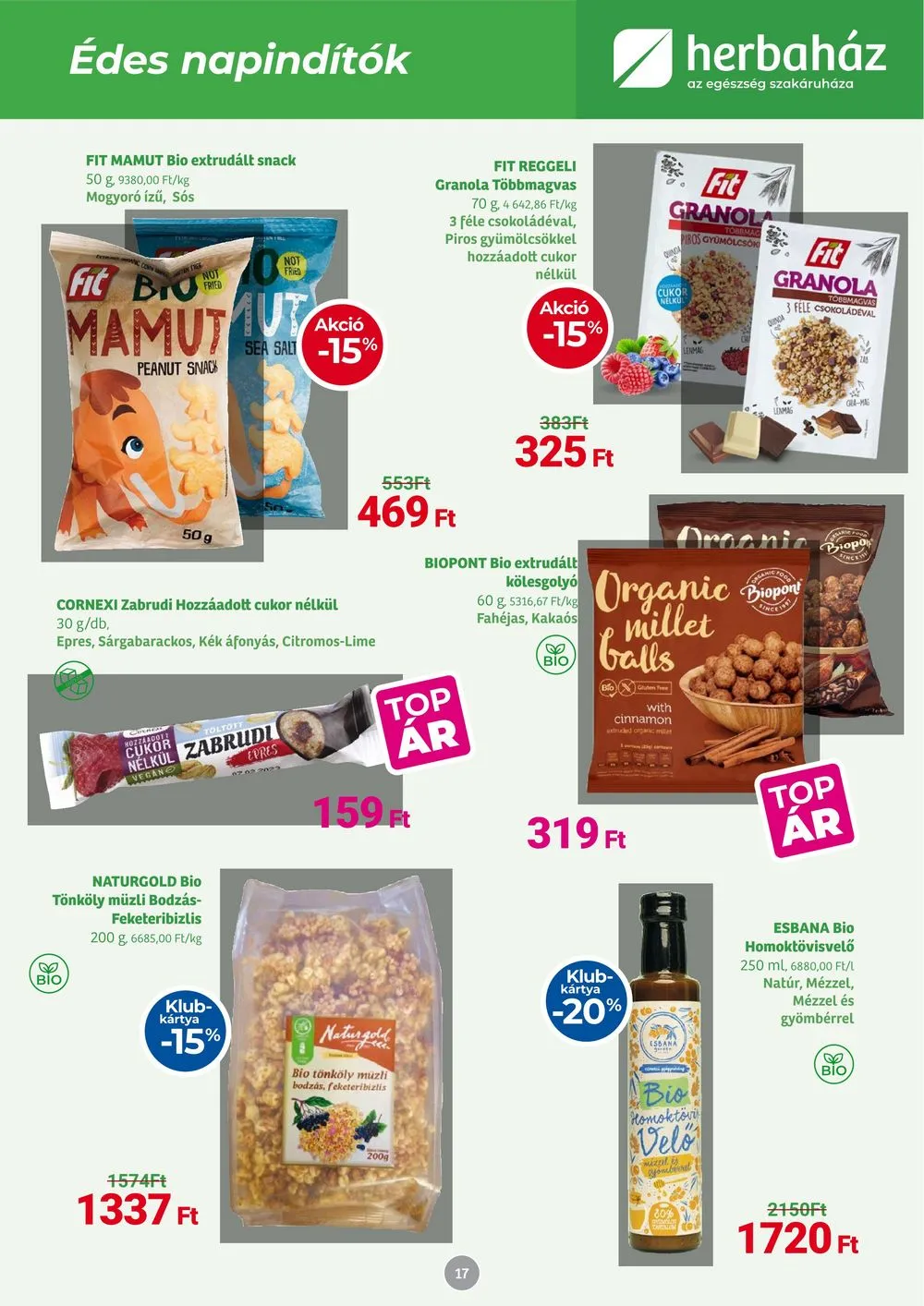 Herbahaz akciós újság 12.04–01.07 – 17. oldal