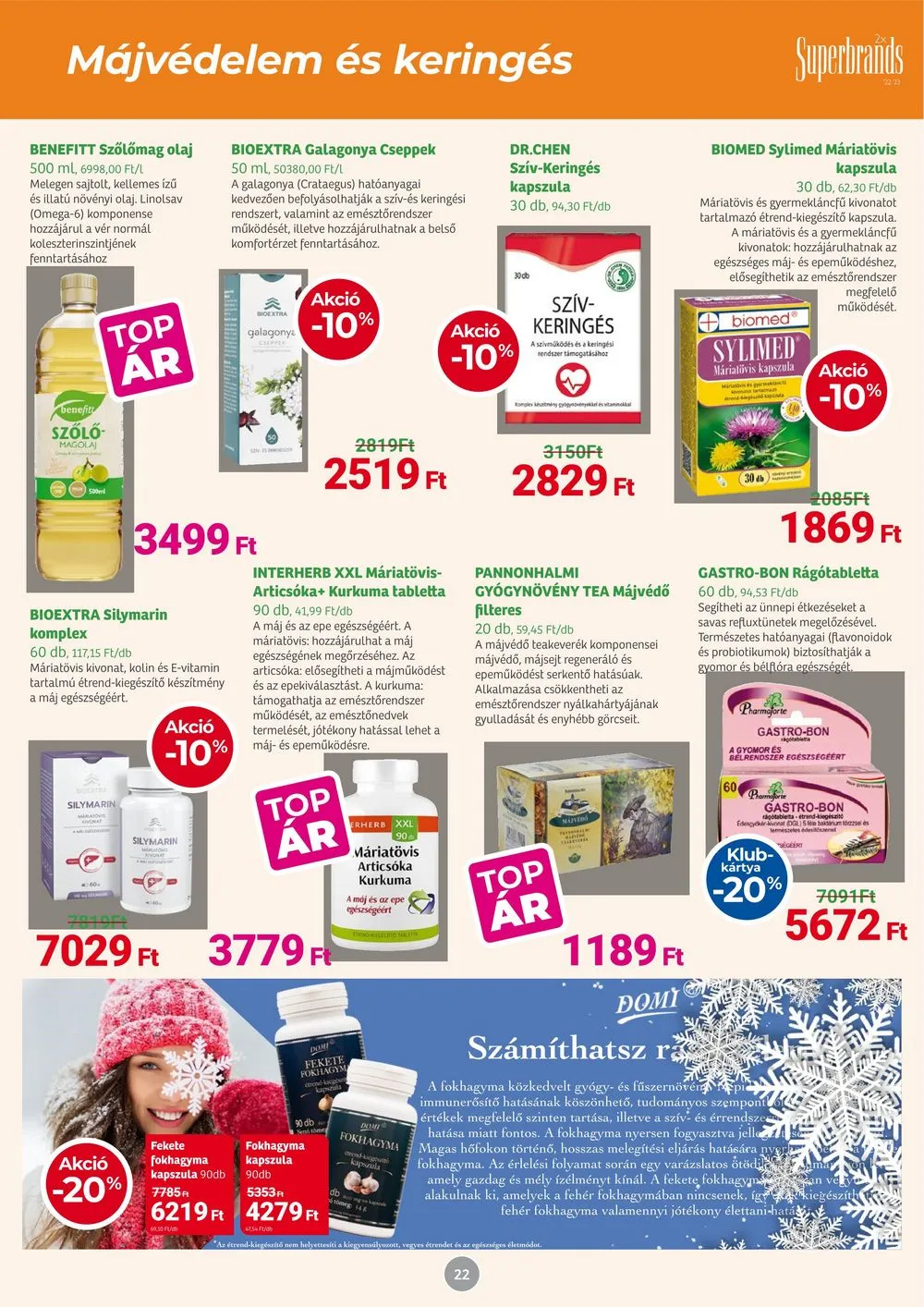 Herbahaz akciós újság 12.04–01.07 – 22. oldal