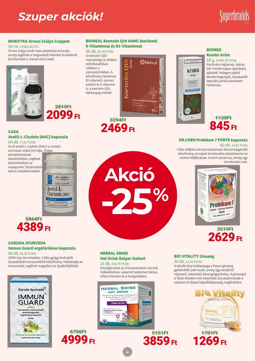 Herbahaz akciós újság 01.08–02.04 – 4. oldal