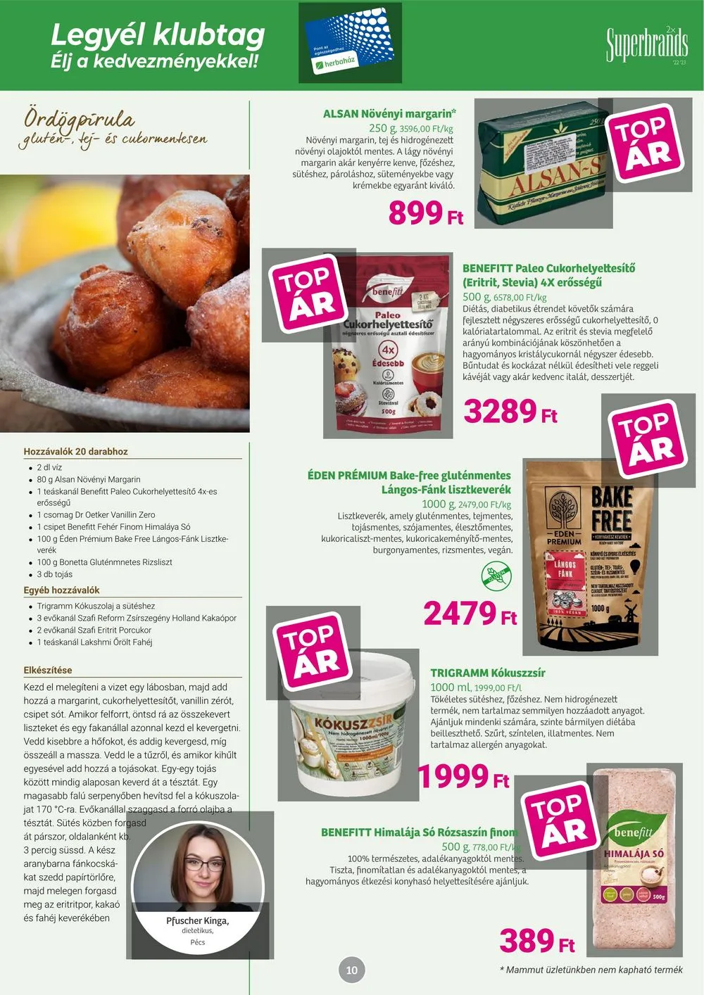 Herbahaz akciós újság 02.05–03.03 – 10. oldal