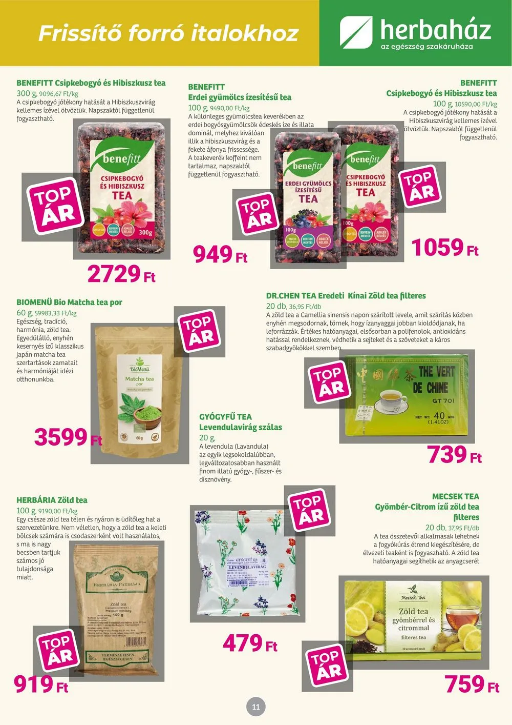 Herbahaz akciós újság 02.05–03.03 – 11. oldal