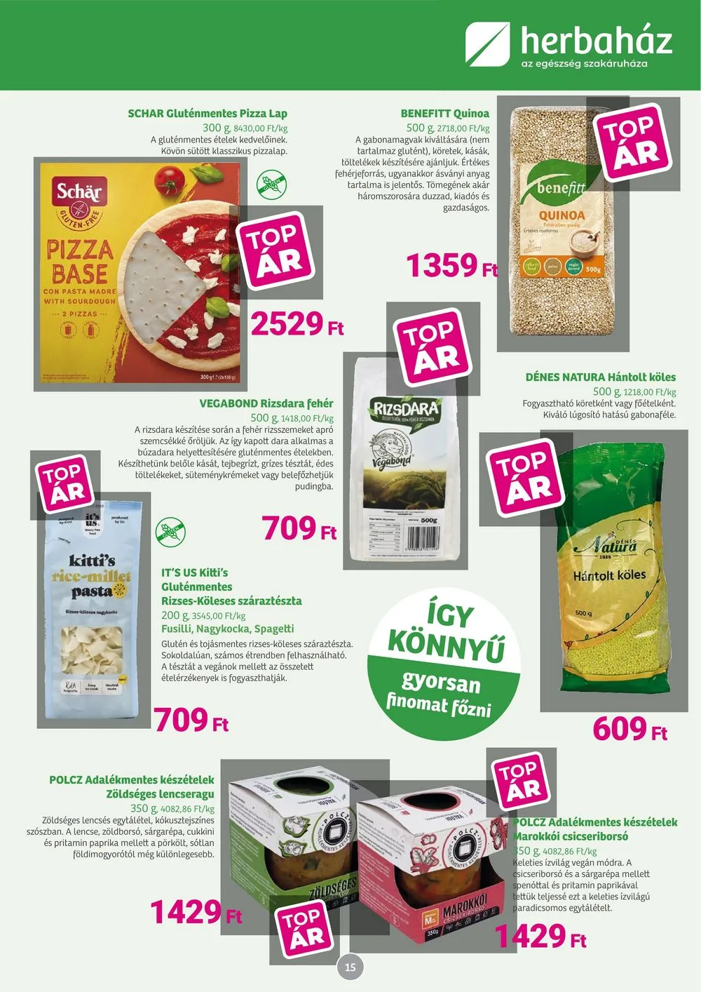 Herbahaz akciós újság 02.05–03.03 – 15. oldal