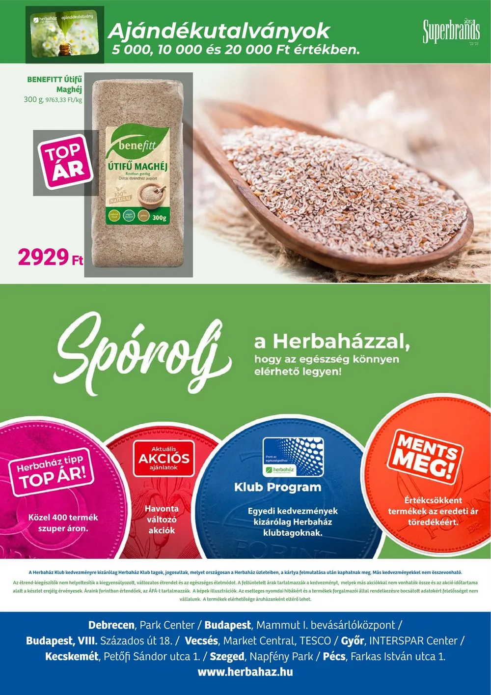 Herbahaz akciós újság 02.05–03.03 – 16. oldal