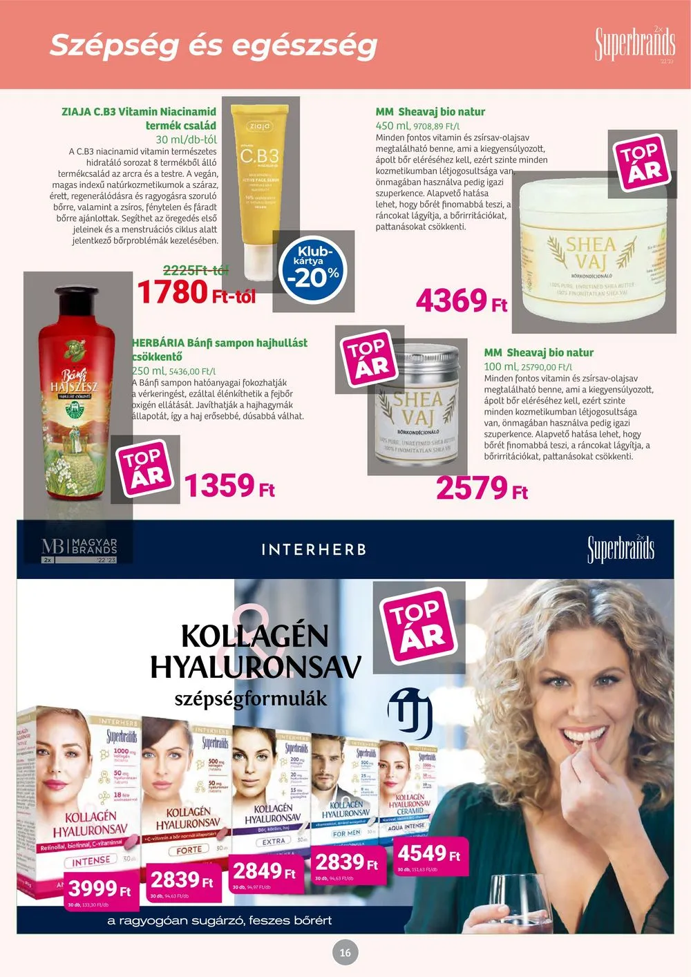 Herbahaz akciós újság 03.04–04.07 – 16. oldal