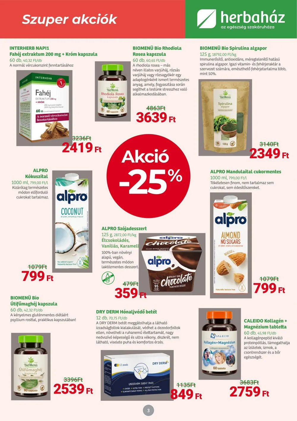 Herbahaz akciós újság 05.06–06.02 – 3. oldal