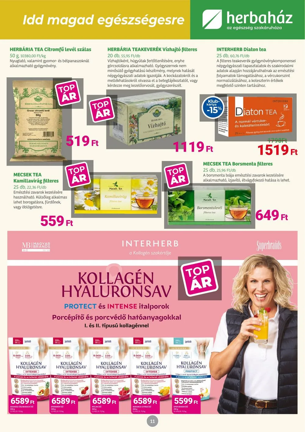 Herbahaz akciós újság 06.03–06.30 – 11. oldal