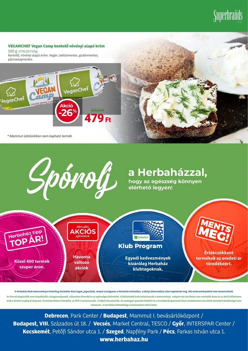 Herbahaz akciós újság 07.01–08.04 – 16. oldal