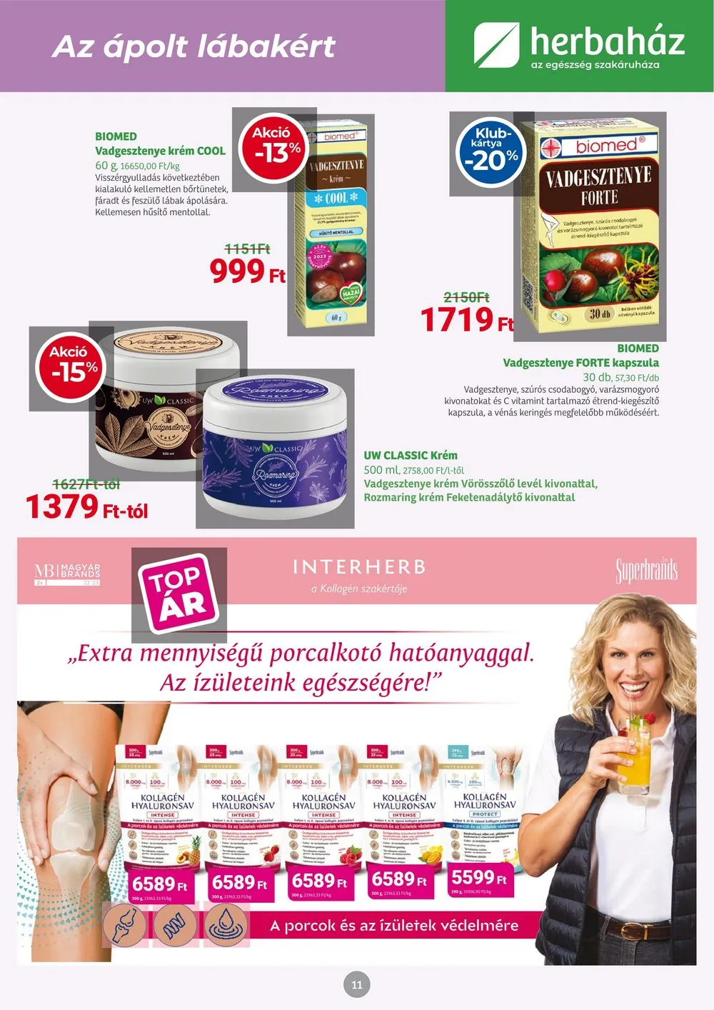 Herbahaz akciós újság 08.05–09.01 – 11. oldal