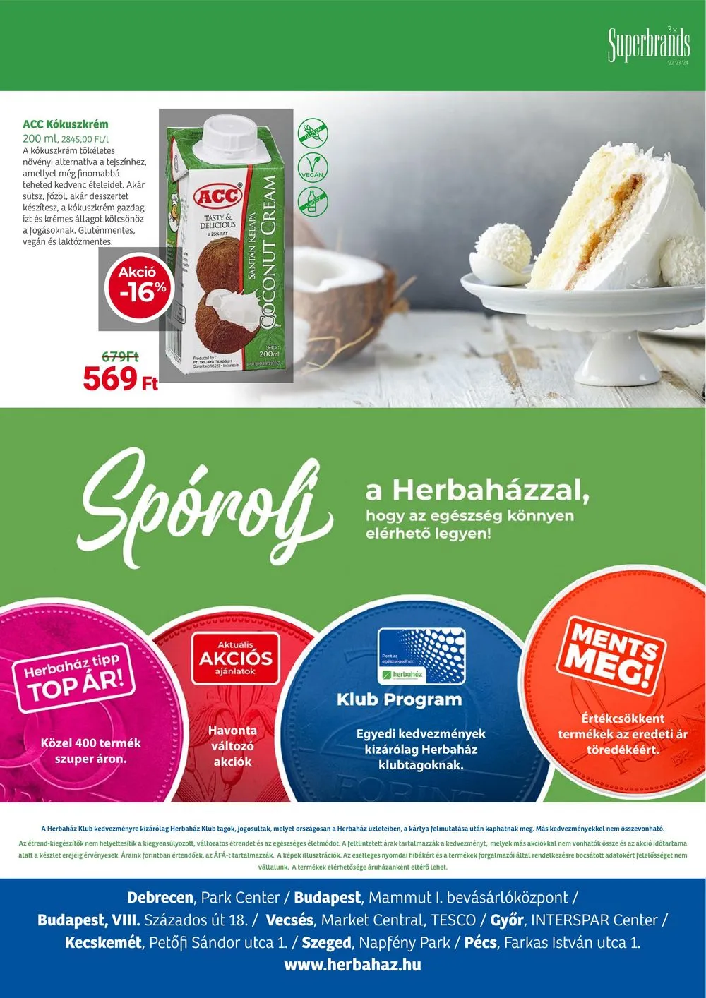 Herbahaz akciós újság 08.05–09.01 – 16. oldal
