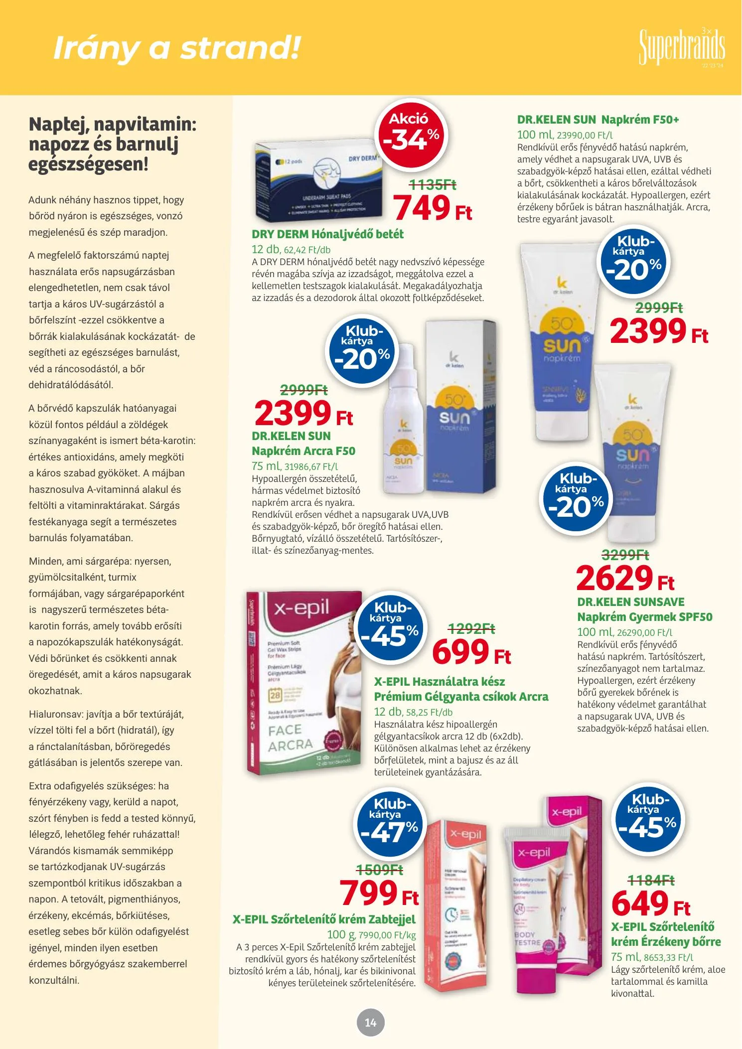 Herbahaz akciós újság 07.07–08.03 – 14. oldal