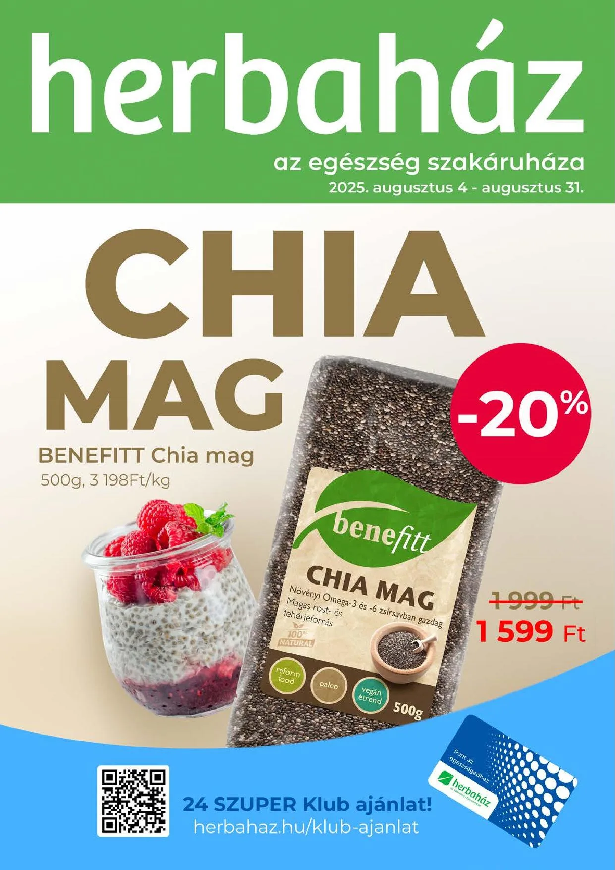 Herbahaz akciós újság 08.04–08.31