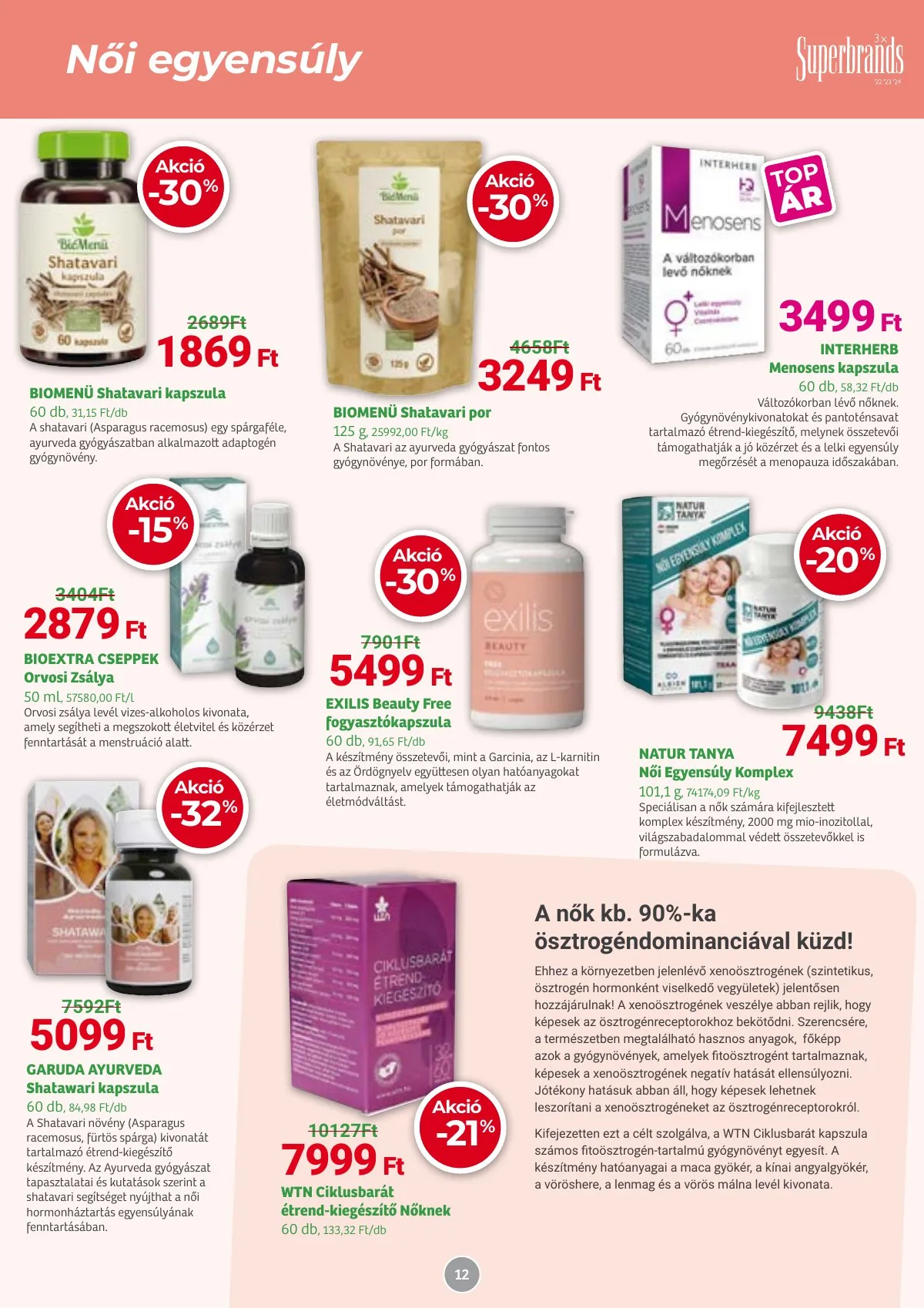 Herbahaz akciós újság 10.06–11.02 – 12. oldal