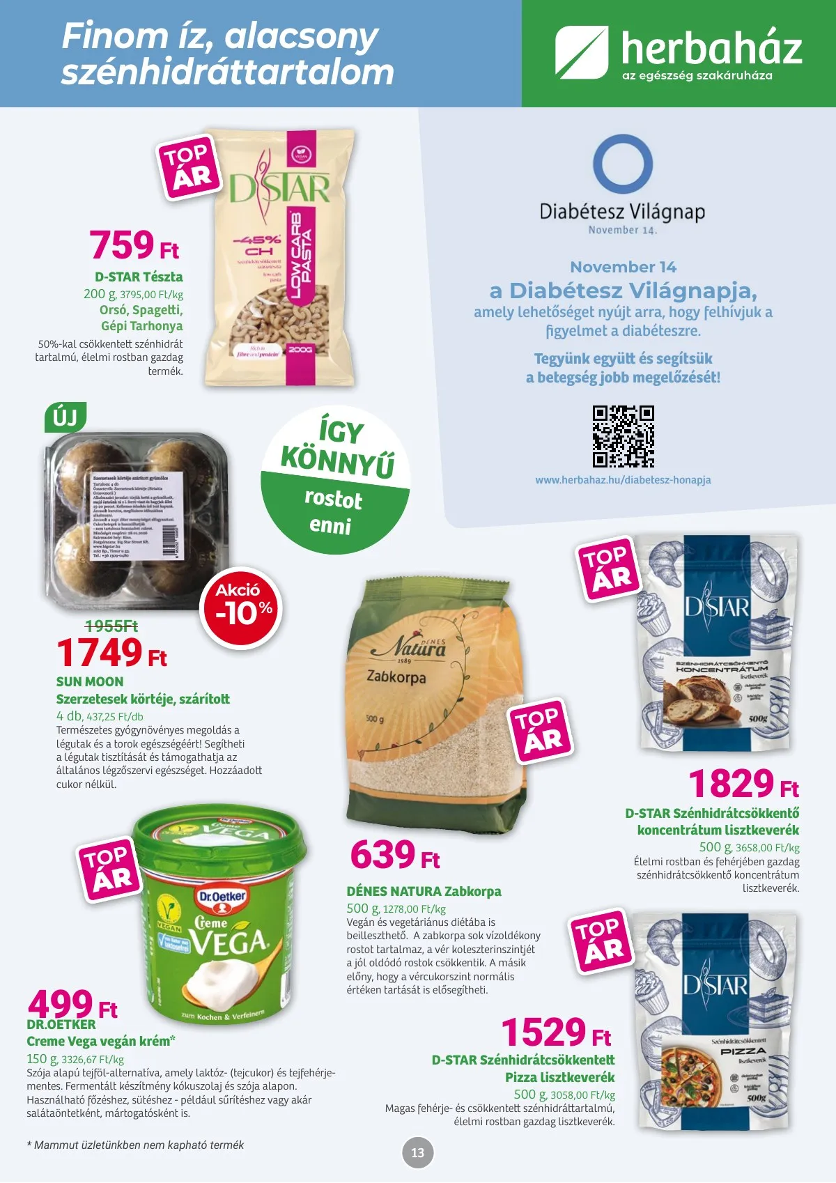 Herbahaz akciós újság 11.03–11.30 – 13. oldal