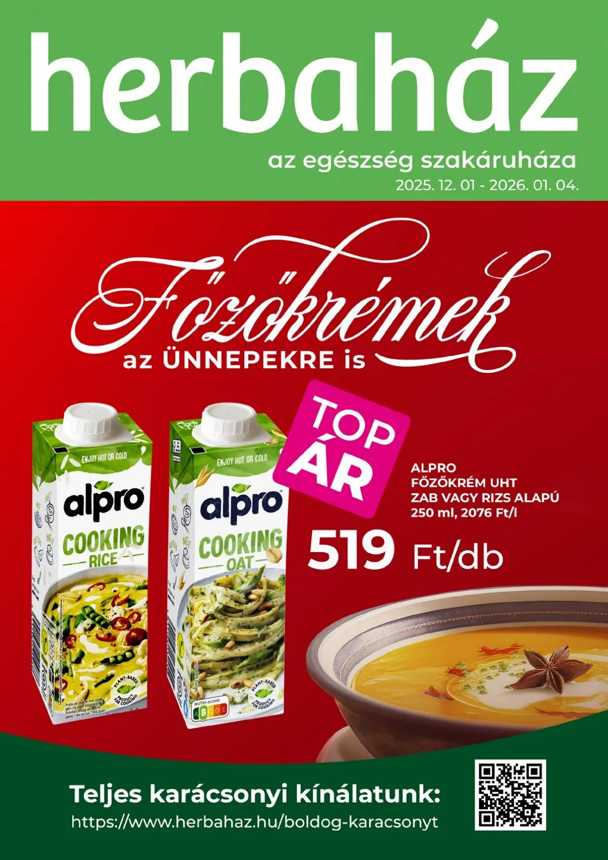 Herbahaz akciós újság 12.01–01.04