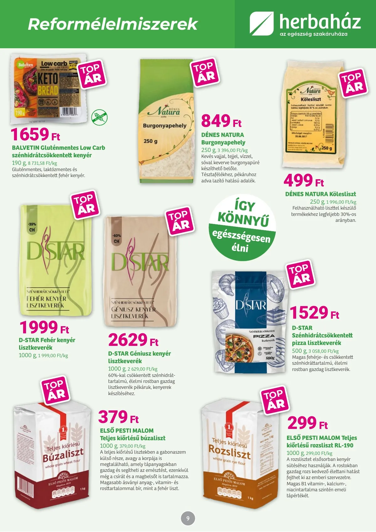 Herbahaz akciós újság 01.05–02.01 – 9. oldal
