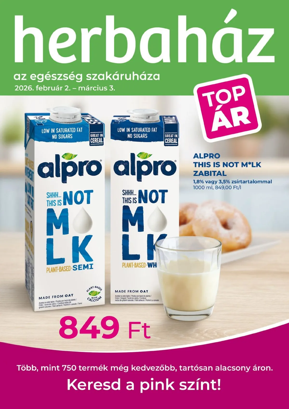Herbahaz akciós újság 02.02–03.03