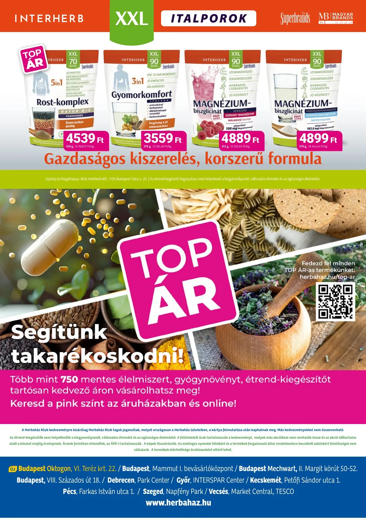 Herbahaz akciós újság 02.02–03.03 – 24. oldal