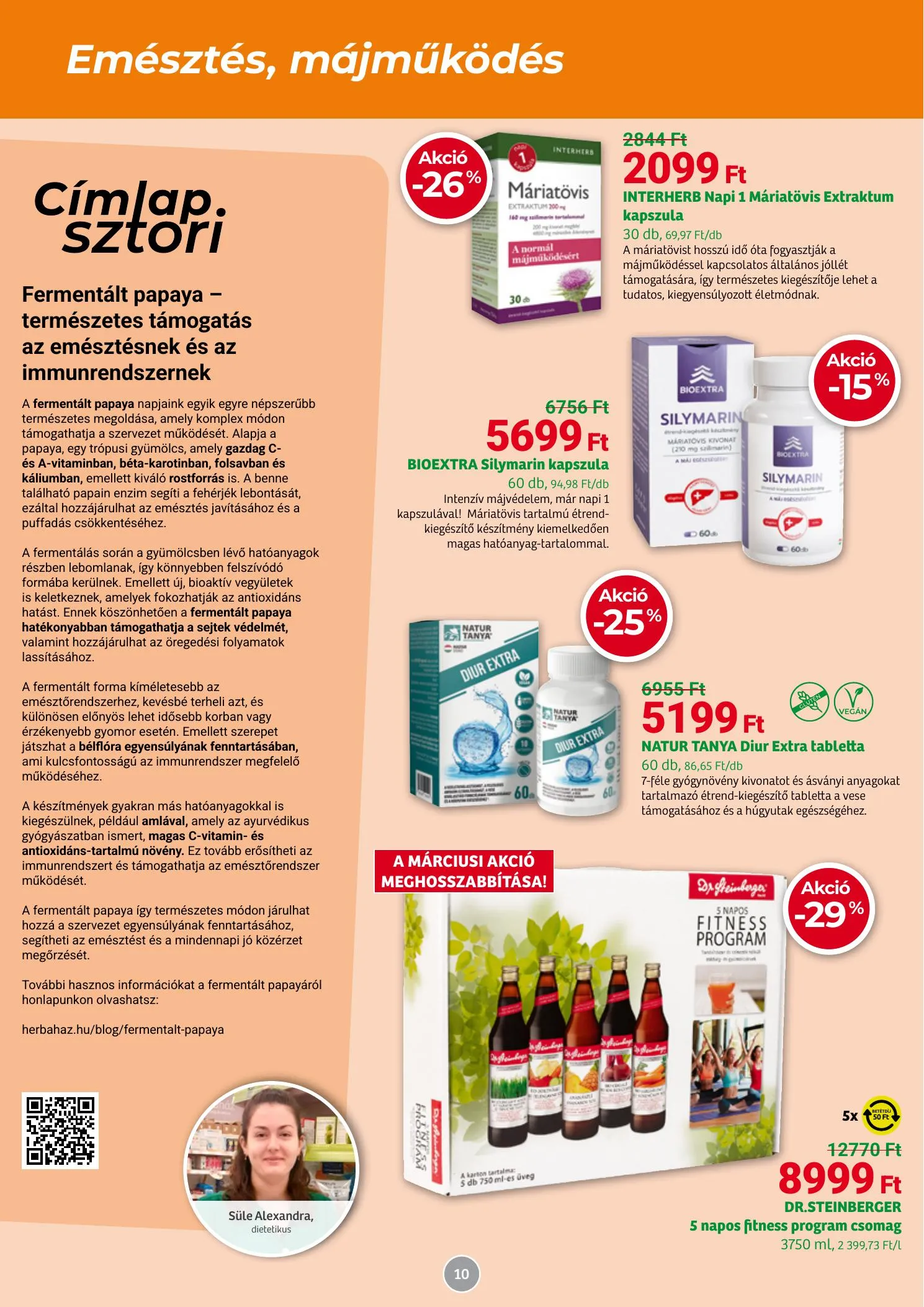 Herbahaz akciós újság 04.07–05.03 – 10. oldal