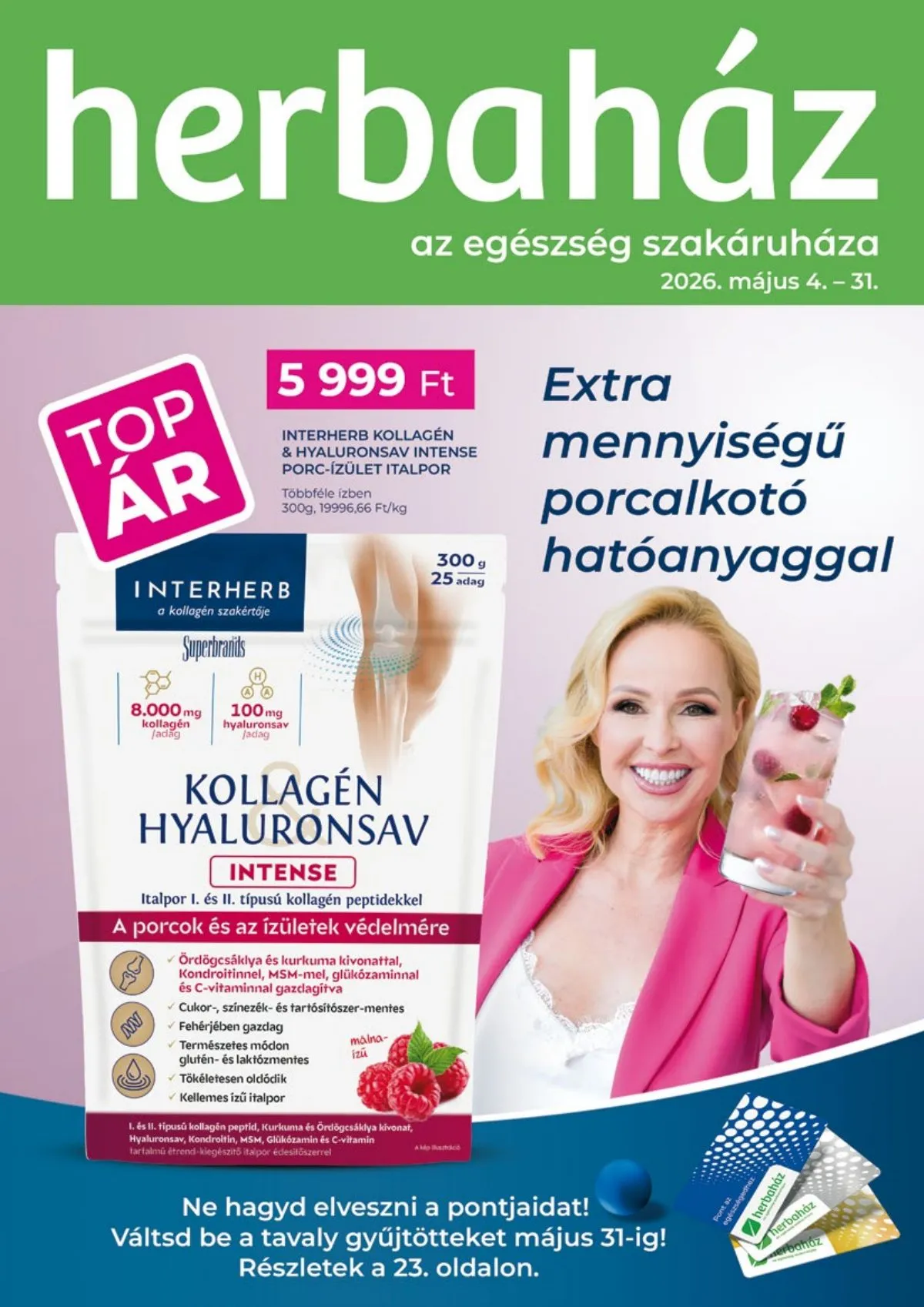 Herbahaz akciós újság 05.04–05.31