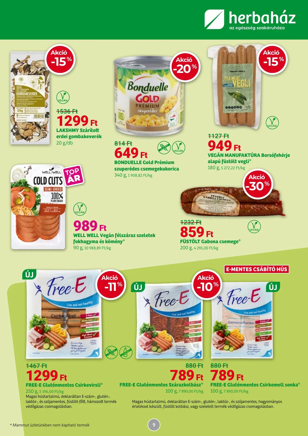Herbahaz akciós újság 05.04–05.31 – 9. oldal