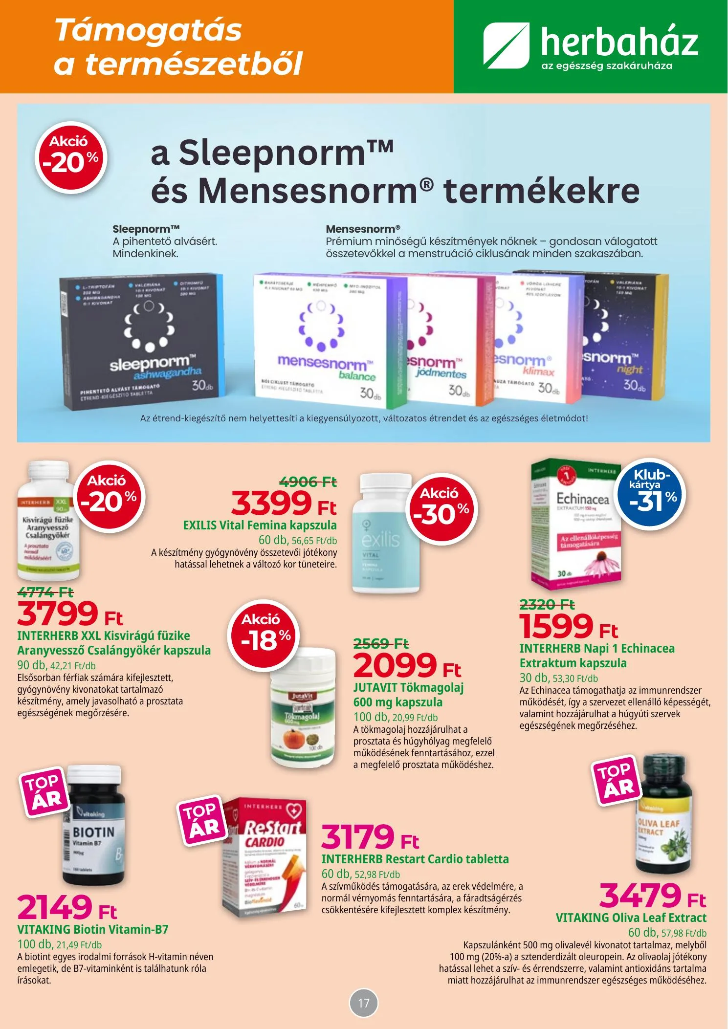 Herbahaz akciós újság 06.01–07.05 – 17. oldal
