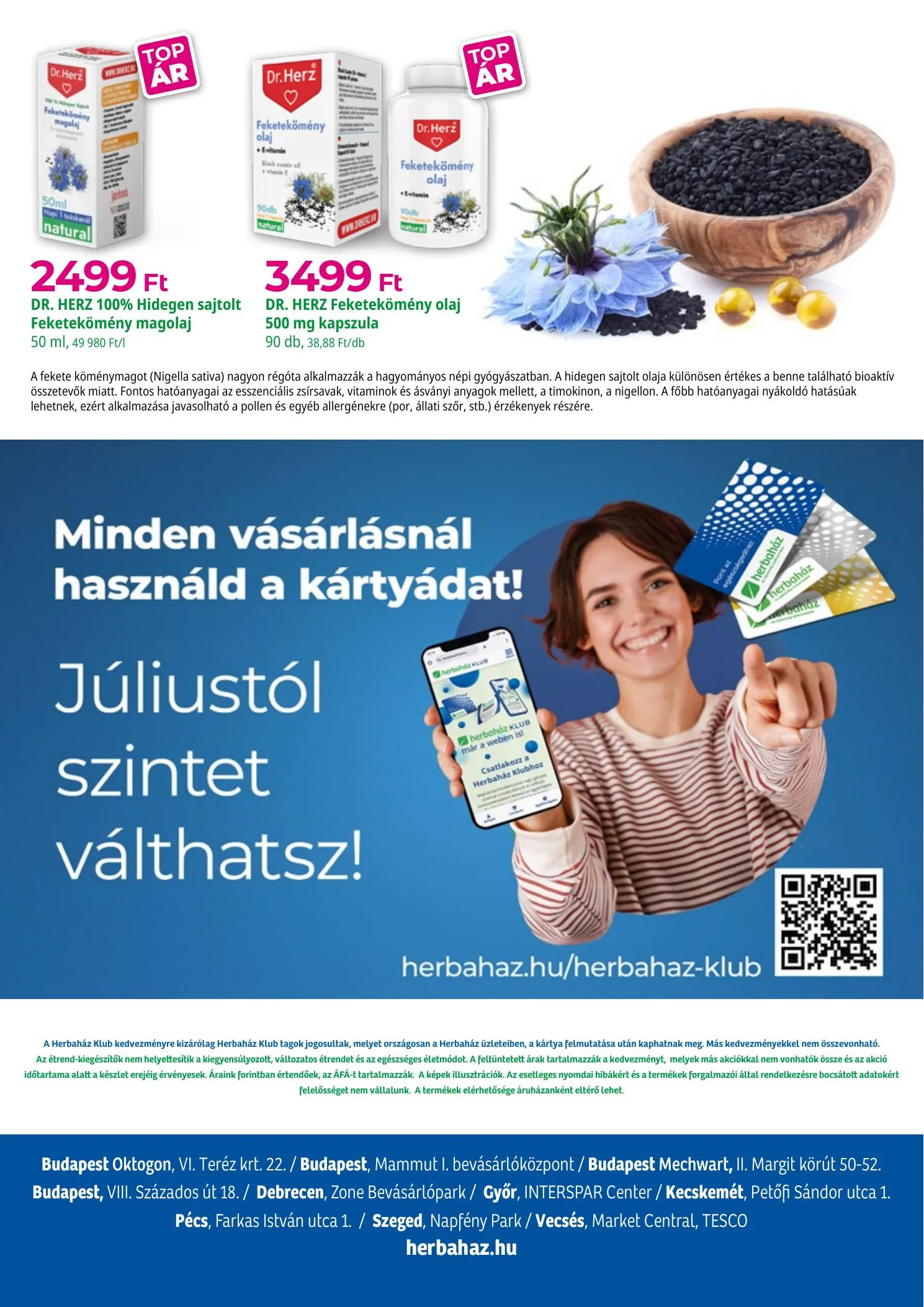 Herbahaz akciós újság 06.01–07.05 – 24. oldal