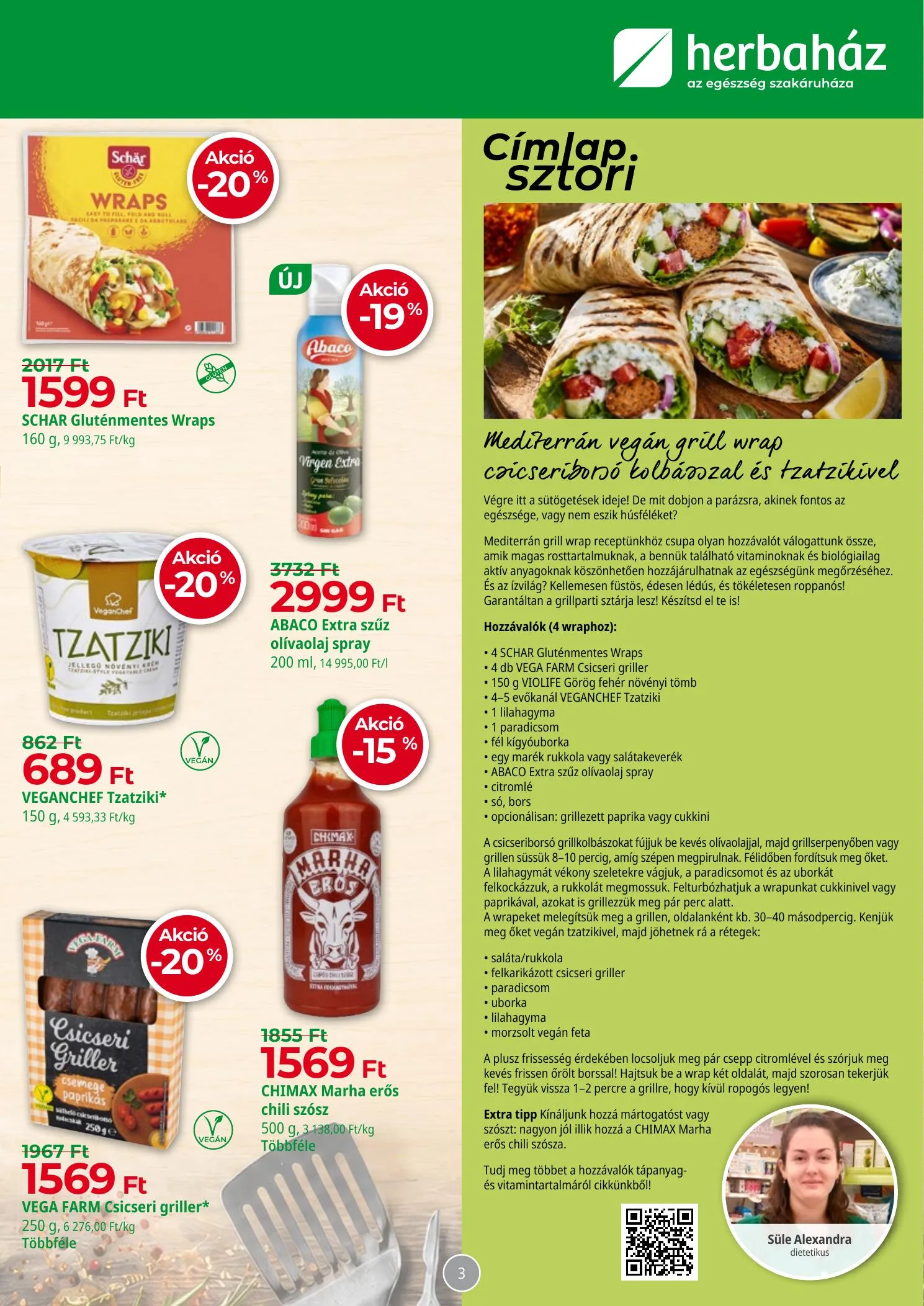 Herbahaz akciós újság 06.01–07.05 – 3. oldal