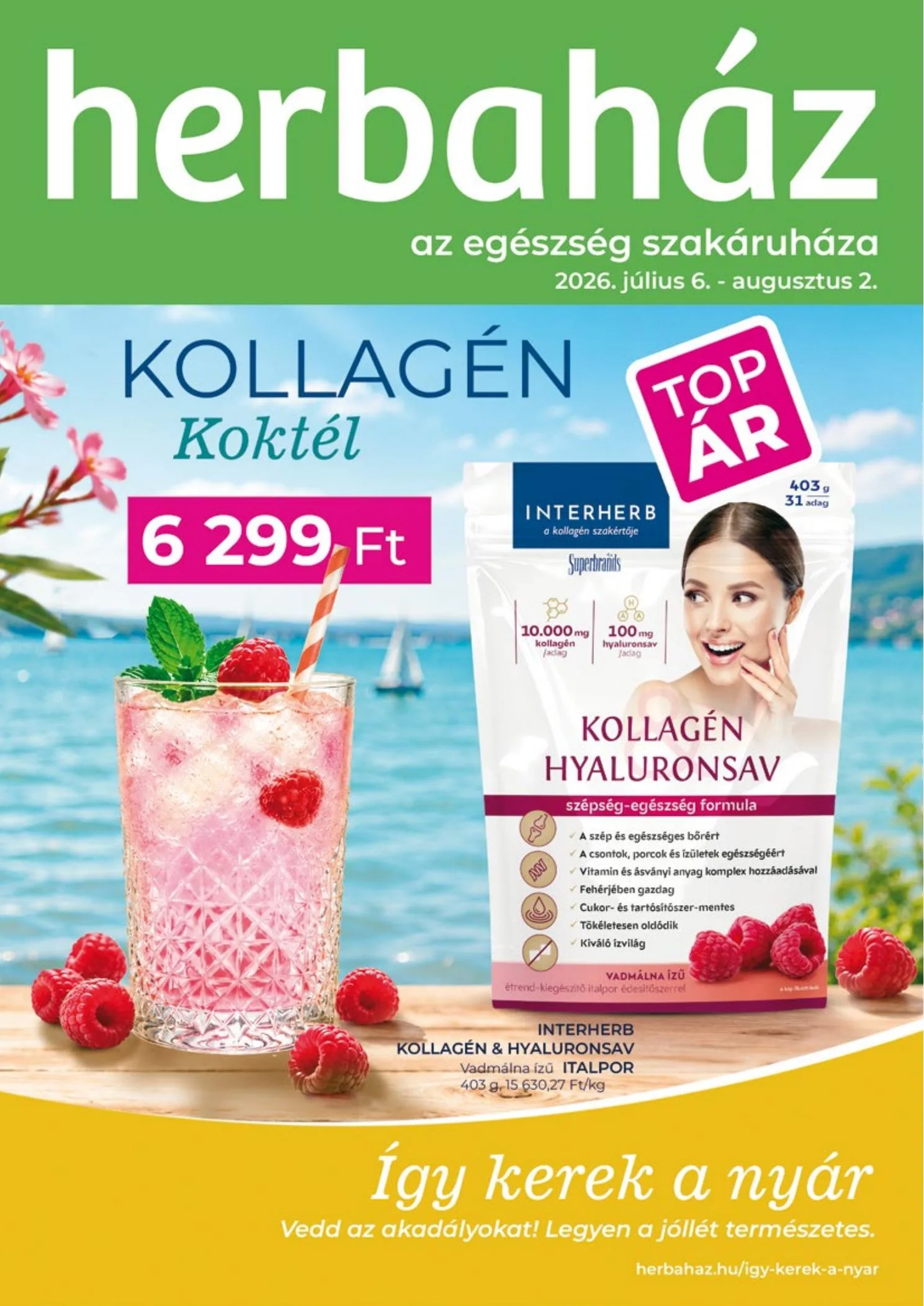 Herbahaz akciós újság 07.06–08.02